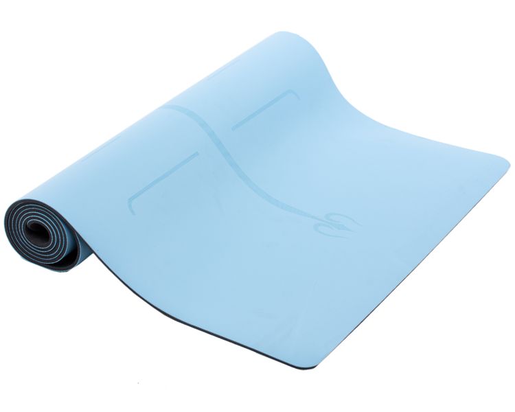 TerraYoga Yoga Mat - Rubber with Alignment - 5mm