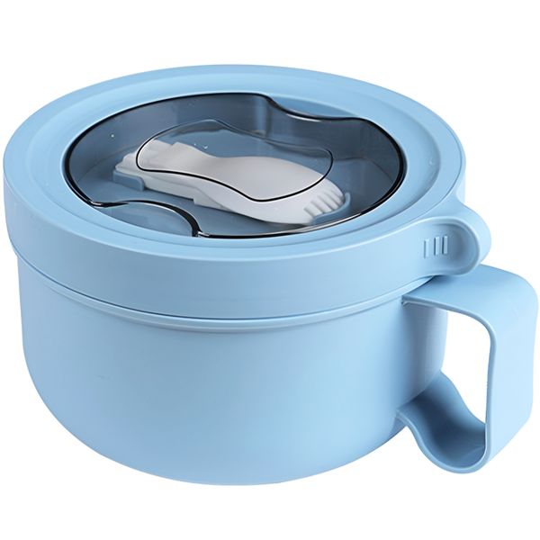Microwave Soup Mugs Ramen Bowl,with Removable 304 Stainless Steel Liner