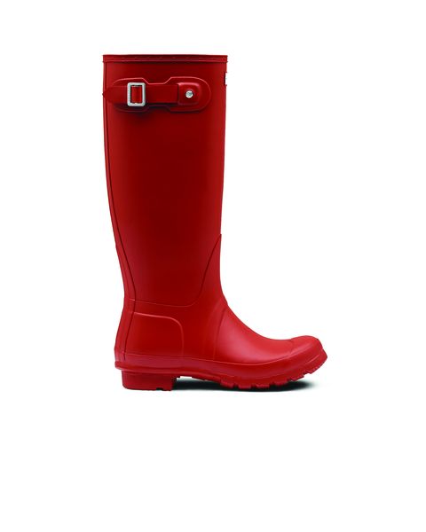 Hunter Original Tall Military - Red