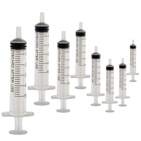 Health Craft Plastic Disposable Syringes Set of 8 Piece
