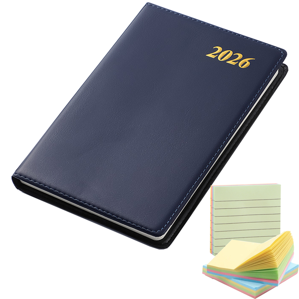 A5 Diary Notebook with Monthly Tabs 2026 Daily Planner with Sticky Notes