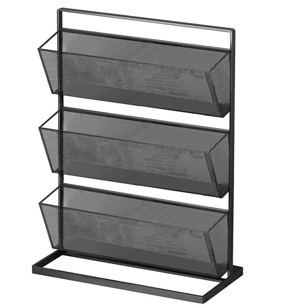 Decor Desk Three Layer Books Storage Metal Rack - 44cm