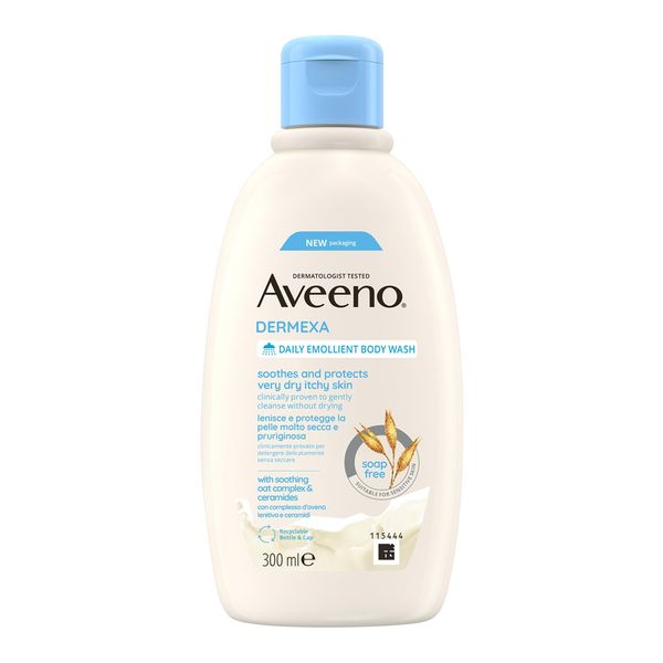 Aveeno Dermexa Daily Emollient Body Wash, 300ml