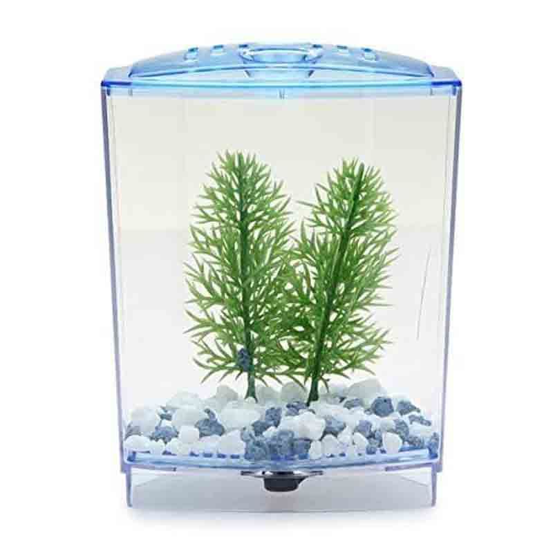 Betta Fighting Fish Tank Acrylic Tropical Mini Nano Single | Shop Today ...