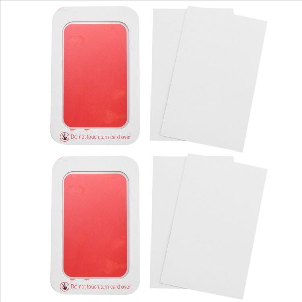 Pet Dog Print Ink Kit Pad Baby Handprint Footprint Pet Souvenir Red