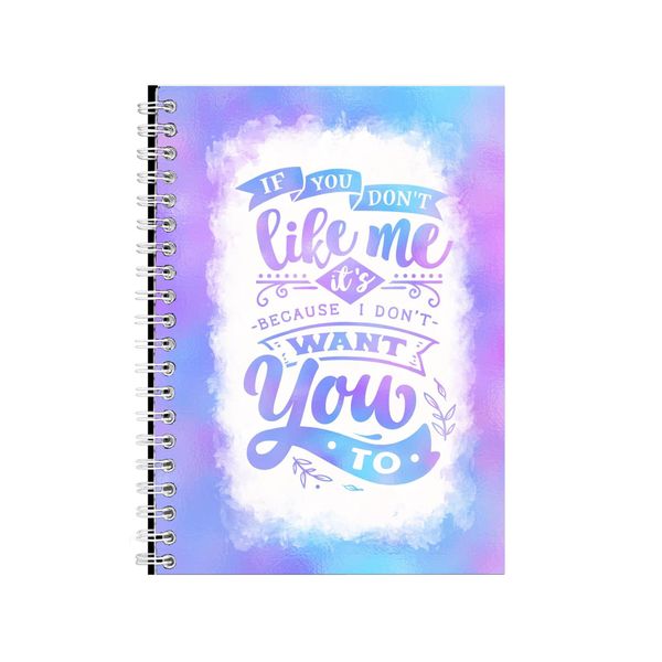 If You Don't Like Me Notebook Sarcastic Gift Idea A4 Notepad Pad 86