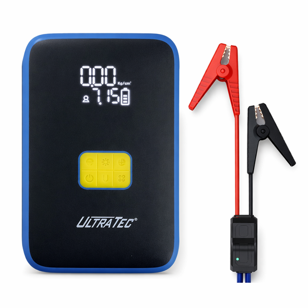 Ultratec Roadside Assist 4-In-1 Car Jump Starter 12000mAh - 750A &amp; 10.3 Bar Tyre Inflator