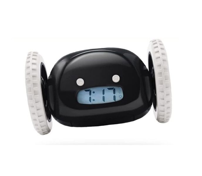 Battery Powered LED clock on wheels kids birthday gift