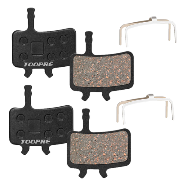 Toopre Bicycle Twin Pack Resin Semi Metal Disc Brake Pads TP-02A