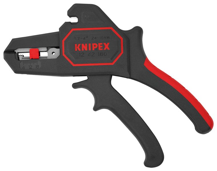 Knipex (12 62 180) Automatic Insulation Stripper 180mm 24-10 AWG / 0.2-6mm