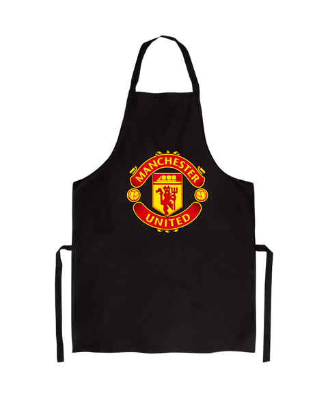Katz Designs - Black Apron - Manchester United