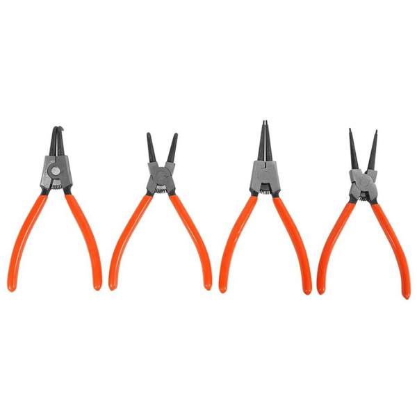 4-Piece Carbon Steel Circlclip Pliers Set