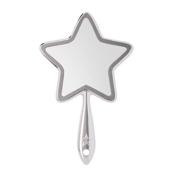Jeffree Star Cosmetics - Silver Chrome Handheld Star Mirror