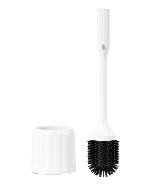 Toilet Bowl Brush Automatic Holder Electric Spin Scrubber Bathroom Cleaner