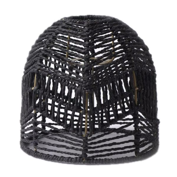 Decor Rattan Basket Chandelier Lamp Shade Ceiling Pendant (19cm)