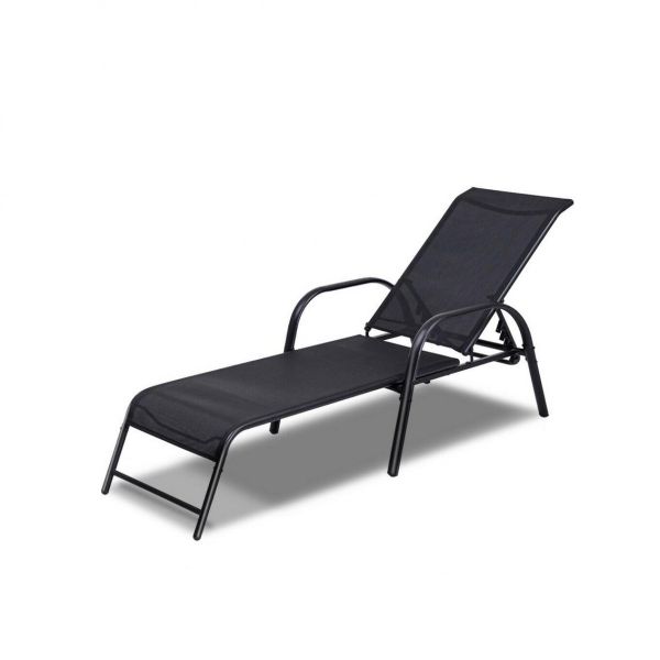 Pool Recliner - Black