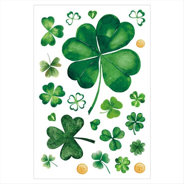 C St Patricks Day Decorations Stickers St Patrick's Day Window Clings Decor