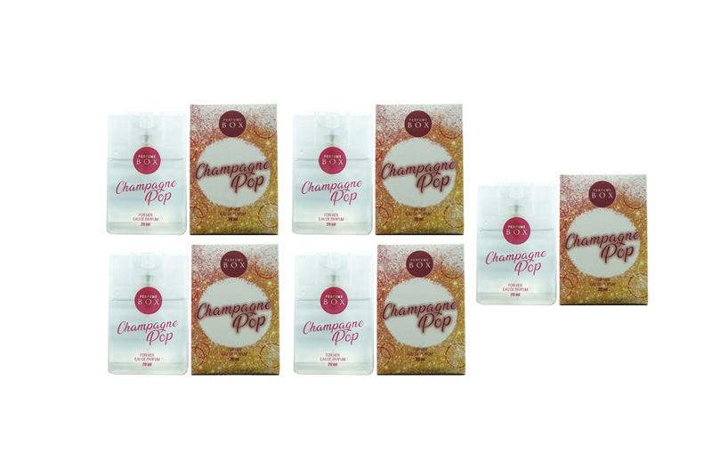 Perfume Box Champagne Pop For Her Perfume Pocket size Set of 5