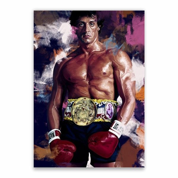 Rocky Painting Poster - A1