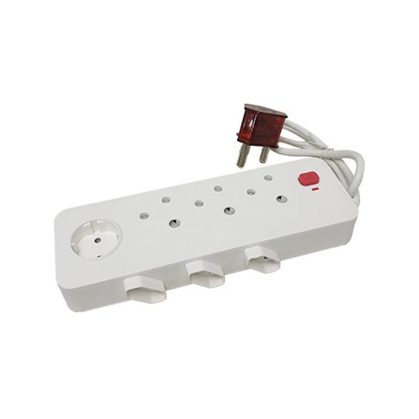 3x SA + 3x 2-Pin + Schuko Extender with Surge &amp; Overload Protection
