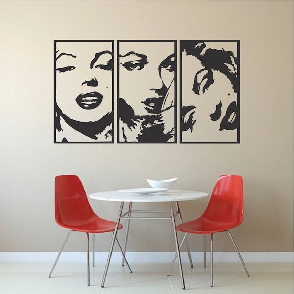 Imaging Architects Marilyn Monroe Panel Wall Decals