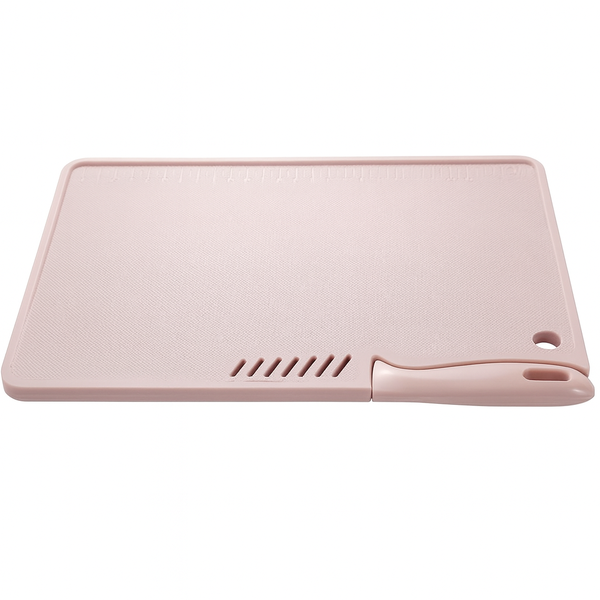 Stainless Steel Two-In-One Cutting Board with Knife