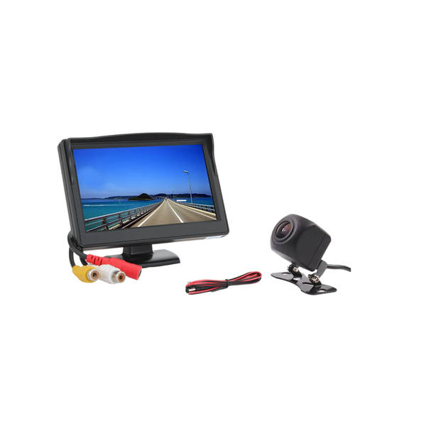 4.3-Inch Universal Adjustable Car Reverse Rearview Monitor and Camera