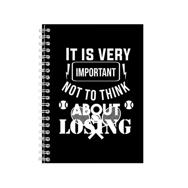 Tennis Notebook Sport Gift Idea Writing Book Notepad Pad 33