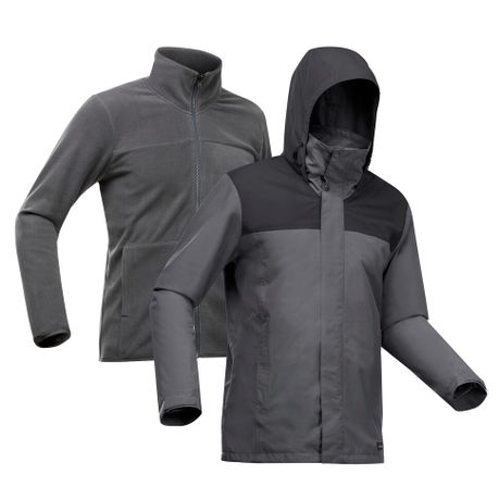 Men s 3 in 1 Waterproof Hiking Jacket SH100 0 c Shop Today. Get it Tomorrow takealot