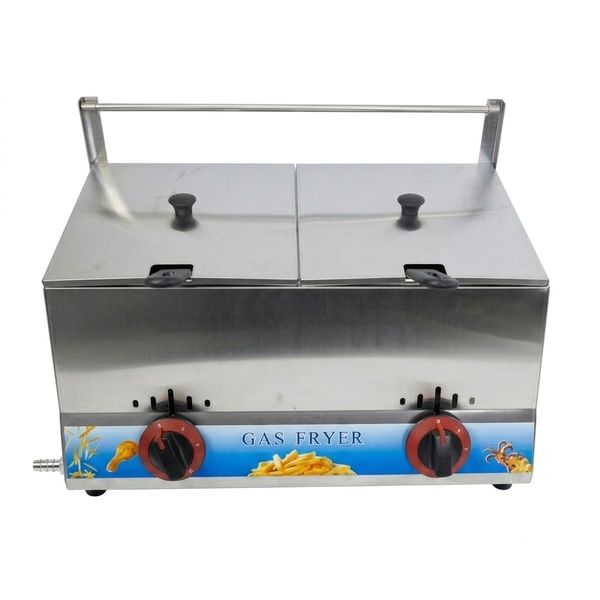 12L Dual Tank gas fryer