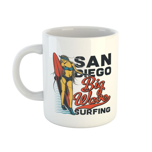 Surf Mug - Big Wave Surfing