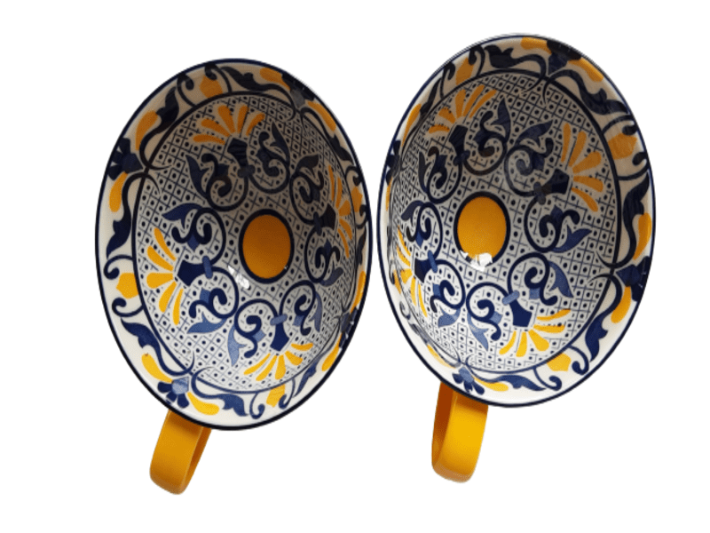 Cleopatra Porcelain Art Mug - 4 Pieces