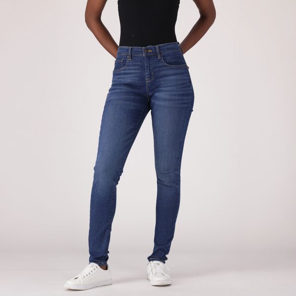 Levi's® Women's Curvy High-Rise Super Skinny - Med Indigo - Worn In