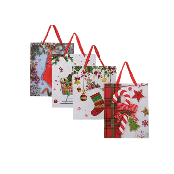 Large Christmas Gift Bag - Pack of 4