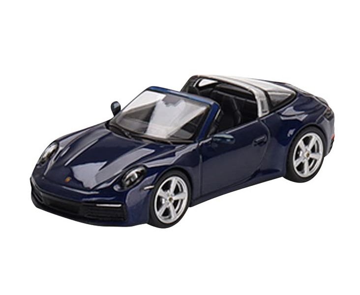 Mini GT Porsche 911 Targa45 Gentian Blue Metallic 1:64 Model