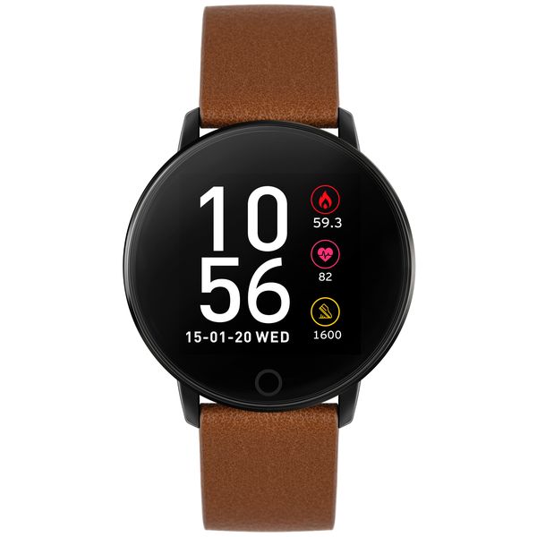 Reflex Active Series 5 Leather Strap Smart Watch