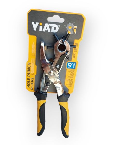 9" (230mm) Professional Leather &amp; Multi-Material Hole Punch Pliers