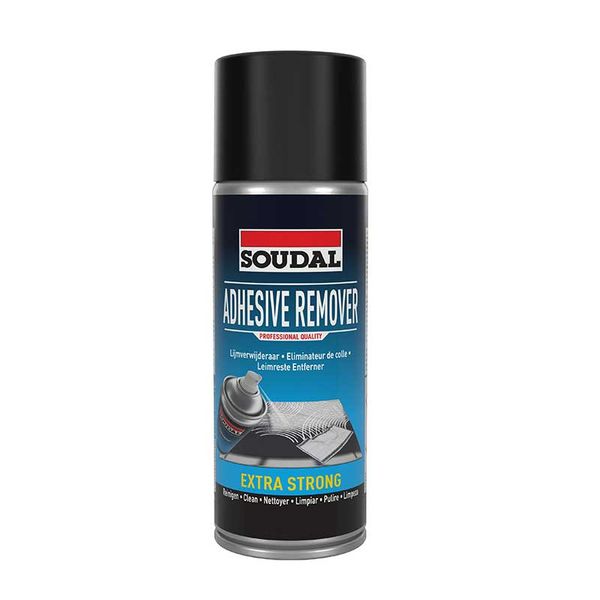 SOUDAL Adhesive Remover Aerosol Extra Strong Professional Quality 400ml