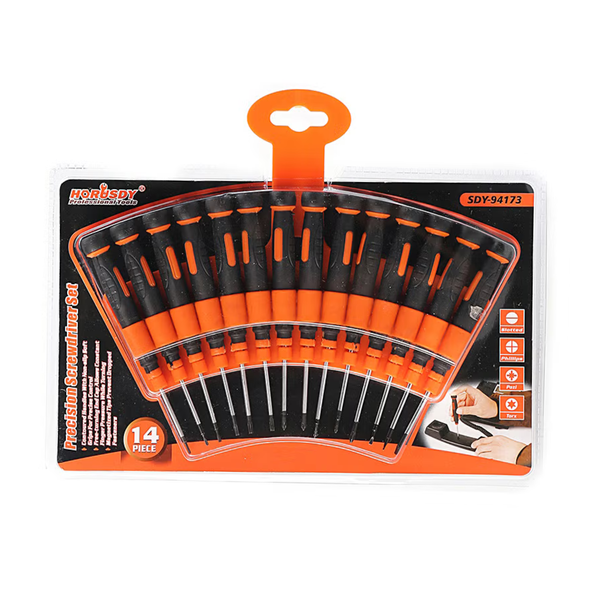 Horusdy Premium Stainless Steel 14 piece Precision Screwdriver Set