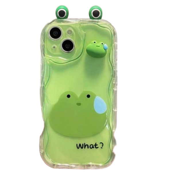 Designer What? Frog Cover Phone Cover - Compatible With iPhone 14 Pro