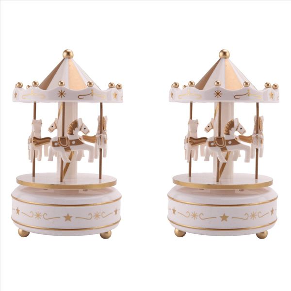 Music Box Merry Go Round Music Box Room Decorations D