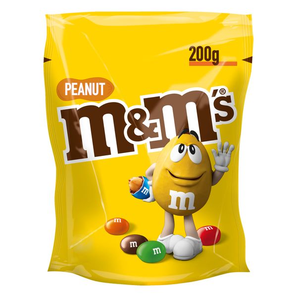 M&amp;M's Coated Chocolate Peanut Candy 200g