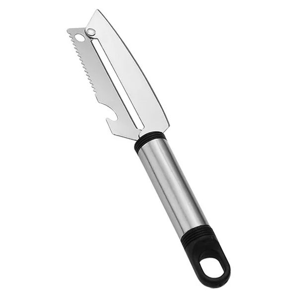 Multifunctional Stainless Steel Fruit And Vegetable Scraper, Bottle Opener