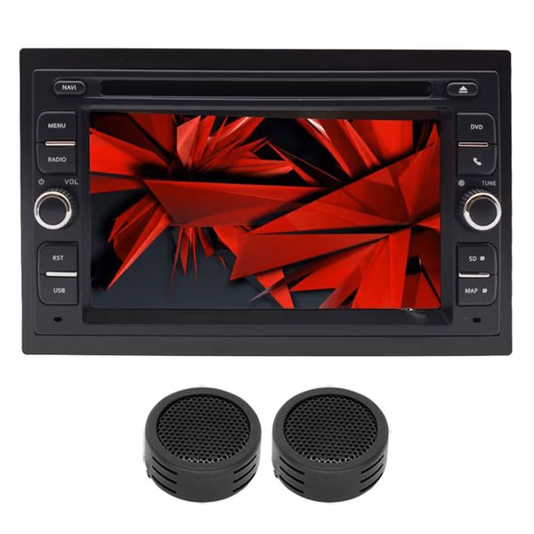 Paramount ZS-6040NBT D/Din Android Media Player with GPS 7 Evo Tweeters