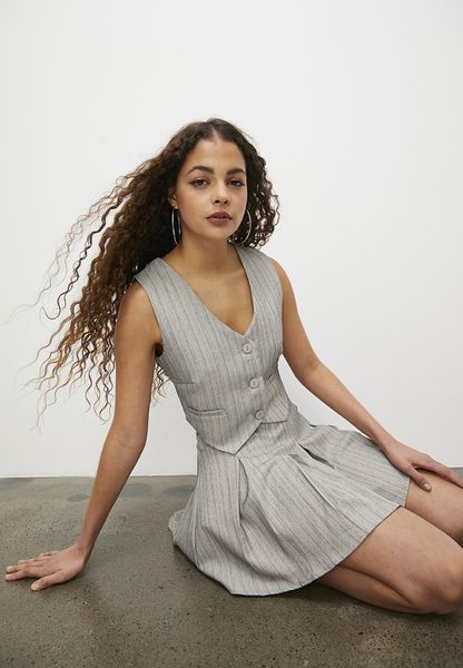Co-Ord Pinstripe Waistcoat