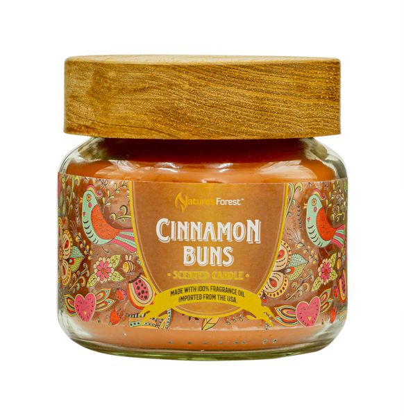 Nature's Forest - Cinnamon Buns Candle - 2 Wicks