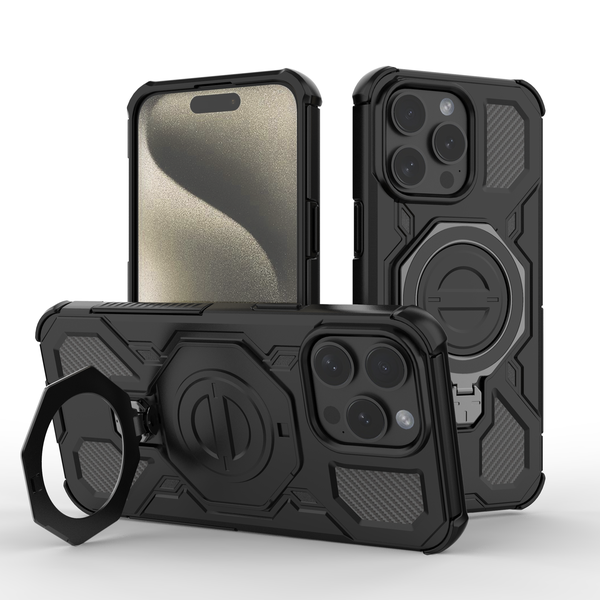 Phone Case Compatible With iPhone 16 Pro Max Ring Stand Holder Back Cover