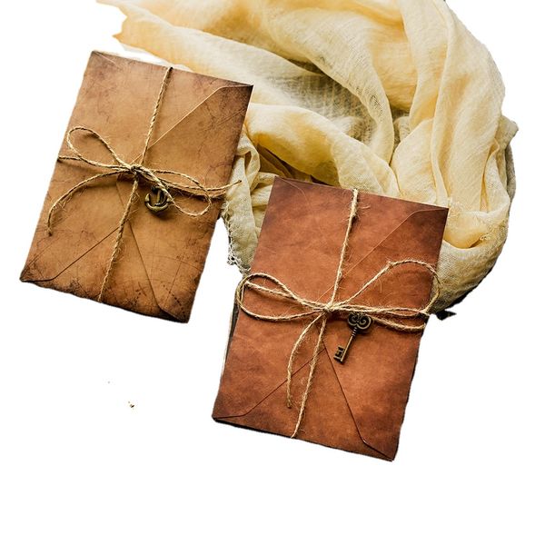 Vintage A5 Handwritten Love Letter Set with Envelope, Premium Faux Leather