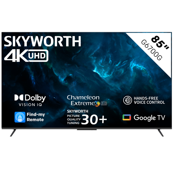 Skyworth 85" G6700G 4K UHD Google Smart TV with Google Assistant