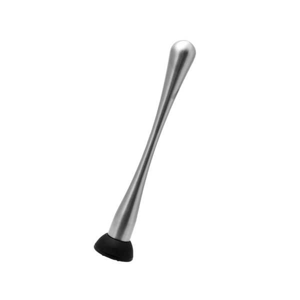 Bar Butler - Stainless Steel Muddler With Black Netted Head - Pack Of 6
